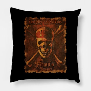 Vintage Pirate Caribbean Pillow