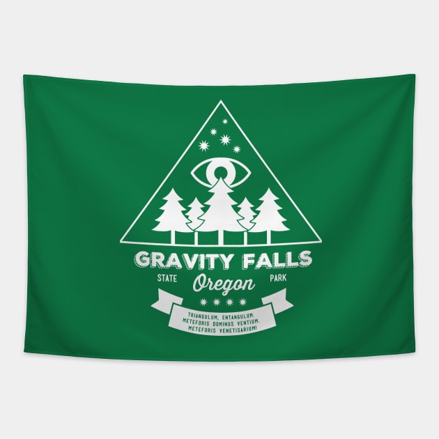 Visit Gravity Falls Tapestry by Emily Collins