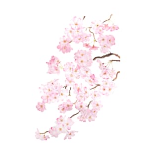 Delicate Pink cherry blossom watercolor 2024 T-Shirt