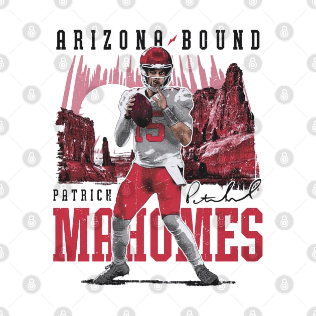 Patrick Mahomes Kansas City Arizona Bound by Chunta_Design