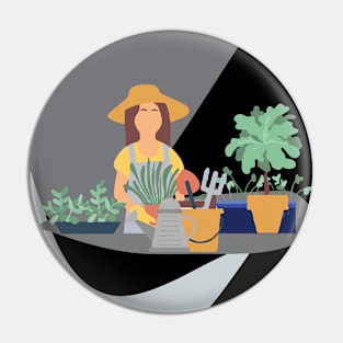 Gardening Time Pin