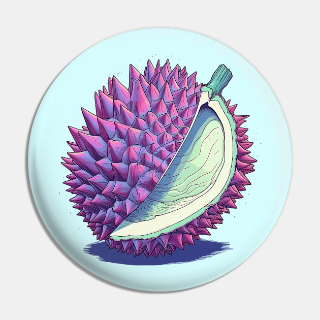 Retro Durian Pin by IdeationLab