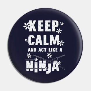 Ninja action Pin