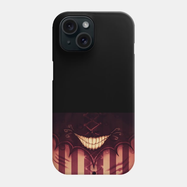 Cheshire Grin Phone Case by Megan Darrough