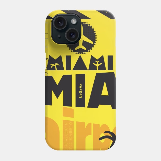 MIA Sunny beach Phone Case by Woohoo