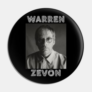 Warren Zevon Pin