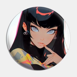 Anime Girl - Lu - AI Pin