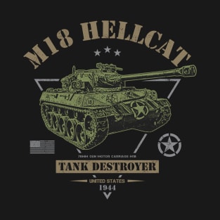 M18 Hellcat WW2 Tank Destroyer T-Shirt