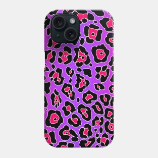 Neon colors leopard pattern Phone Case