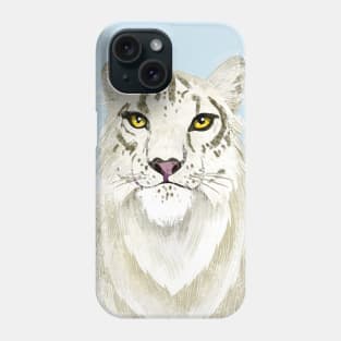 Snow Leopard Phone Case