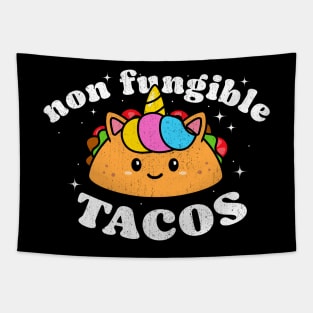 Cute Non Fungible tacos Unicorn nftacos mexican food Tapestry