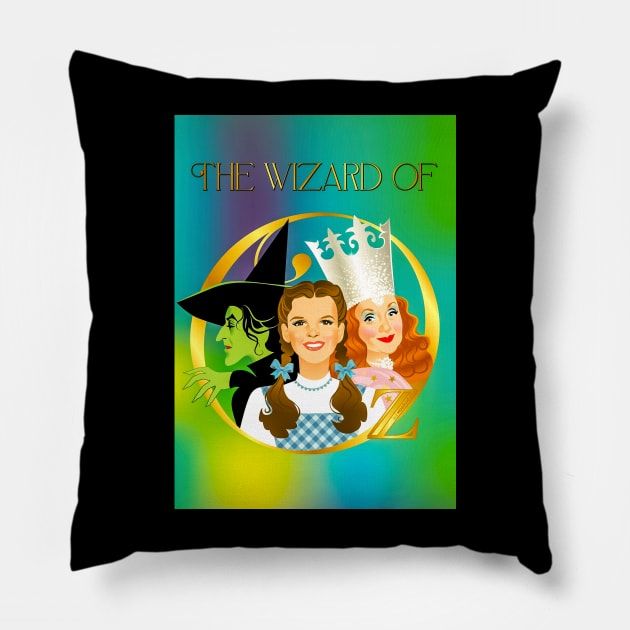 In the land of Oz Pillow by Lail