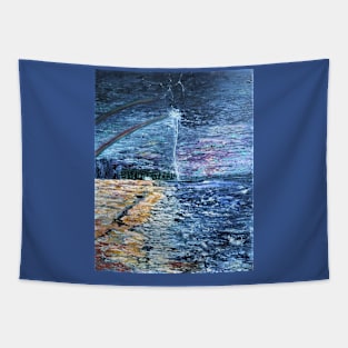 Rainbows and Lightning Tapestry