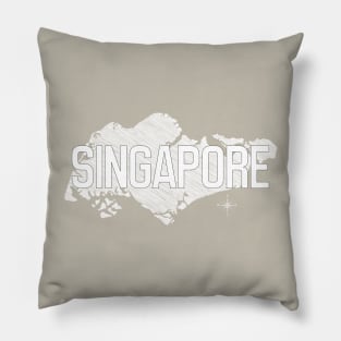 Country Wall Decor Singapore Black and White Art Canvas Poster Prints Modern Style Painting Picture for Living Room Cafe Decor World Map Pillow