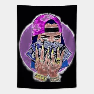 BadGirl PokerFace Tapestry