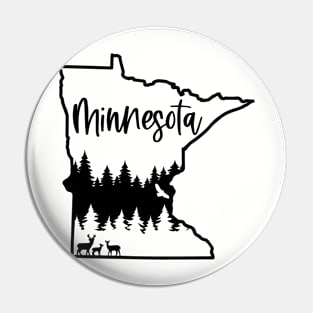Minnesota T shirt Pin