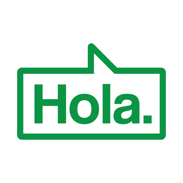 Hola - Talking Shirt (Green) by jepegdesign