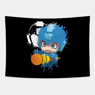 The Heroic Blue Android Tapestry