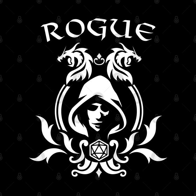 Dnd Rogue Class Symbol Print by DungeonDesigns