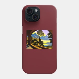 Surrealist Mountain Landscape Phone Case