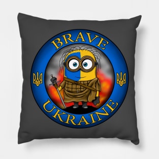 Brave Ukraine Pillow