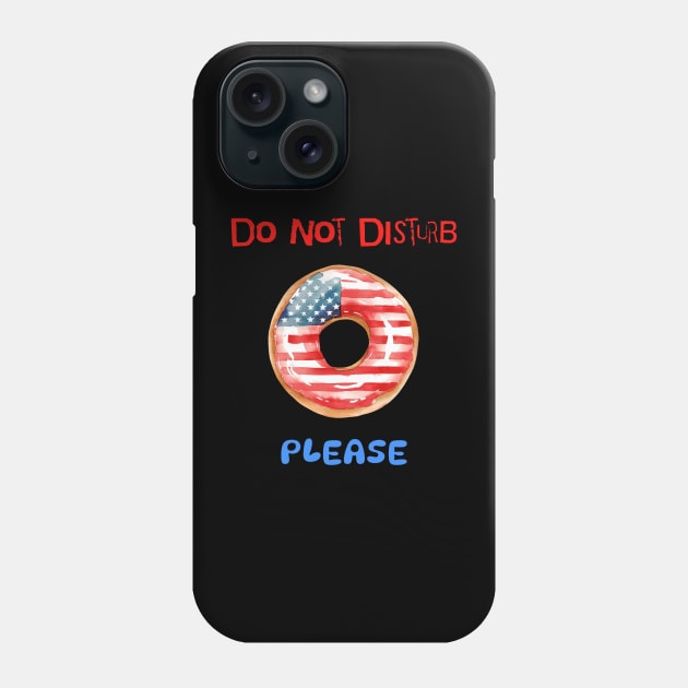 Do Not Disturb Please Phone Case by DavidBriotArt