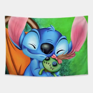 stitch with doll Tapestry