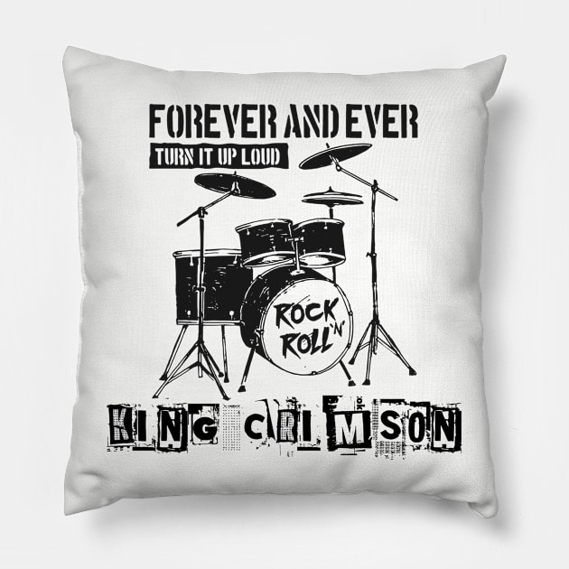 king crimpson forever and ever Pillow by cenceremet