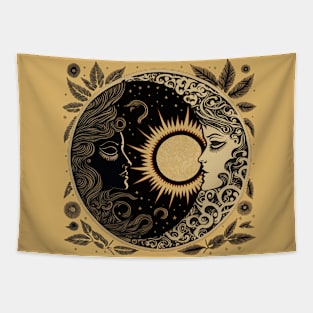 sun and moon lovers Tapestry