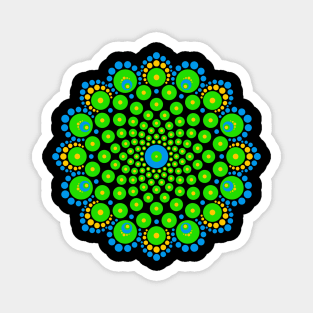 Dot Art Mandala Magnet