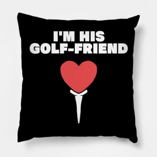 im his golf friend funny golf player golfing design for golf players and golfers Pillow