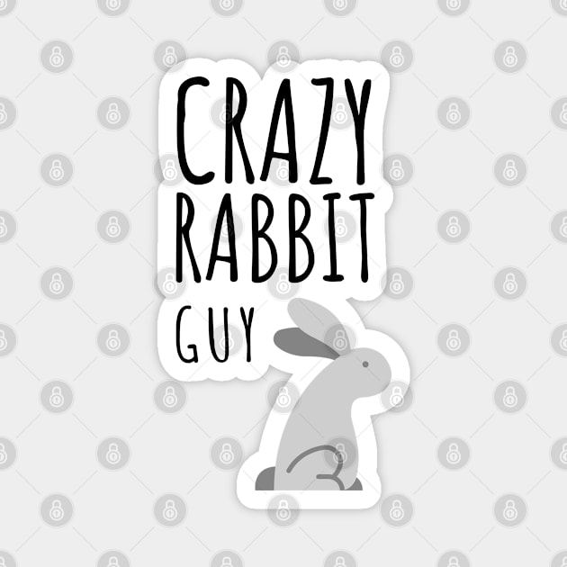 Crazy Rabbit Guy Magnet by juinwonderland 41