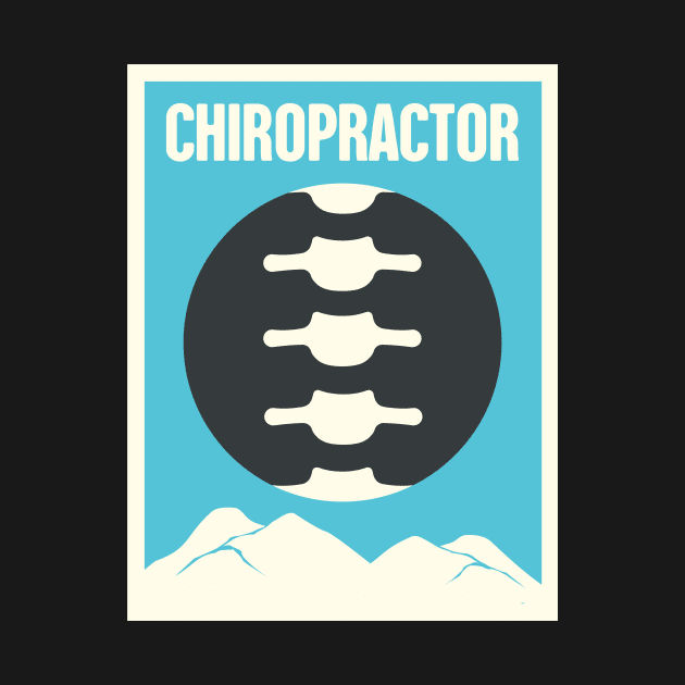 Vintage Chiropractor Chiropractic Spine Poster by MeatMan