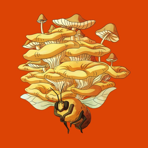 Bee a fungi by Victoria Hamre