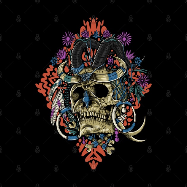 New Guinea Skull by suryas