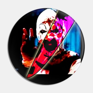 Scary Spooky Art The Clown Pin