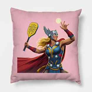 Thor Viking Girl Pickleball Pillow