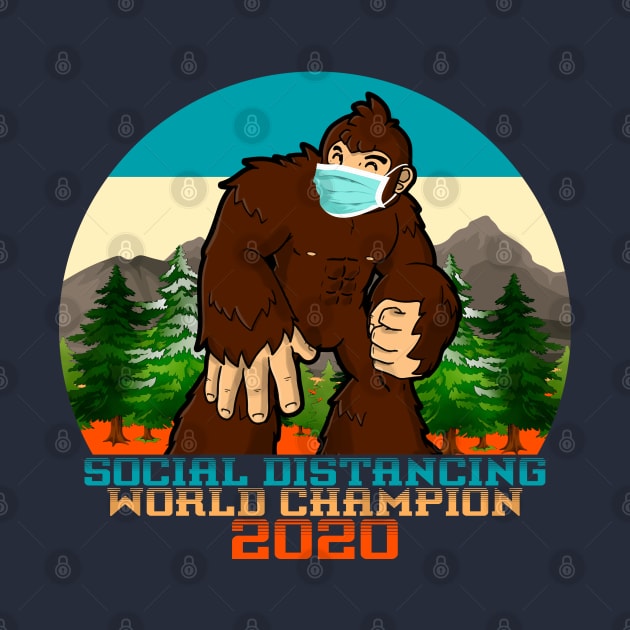 Bigfoot Social Distancing World Champion by Olievera