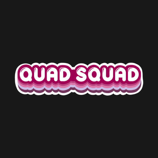 Quad Squad 70s Vibes Skater by tonirainbows