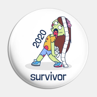 I survived 2020 T-Shirt Pin