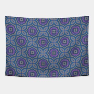 Geometric pattern matte colors Tapestry