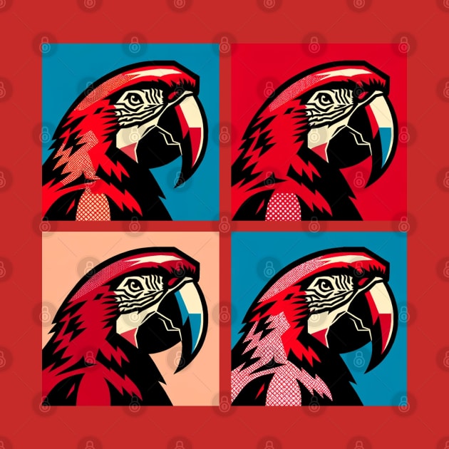 Pop Parrot Art - Cool Birds by PawPopArt