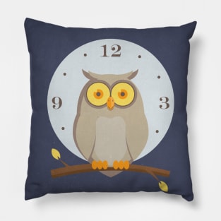 Tick Tack Owl Pillow