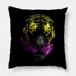 The Glowing Tiger Pillow