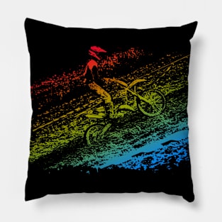 motocross enduro on the hill Pillow