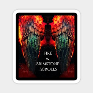 Notebook: Fire & Brimstone Scrolls-Two Wings Magnet