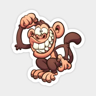 Cartoon  monkey Magnet