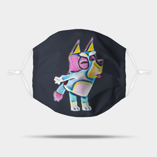 Bluey Bluey Mask TeePublic