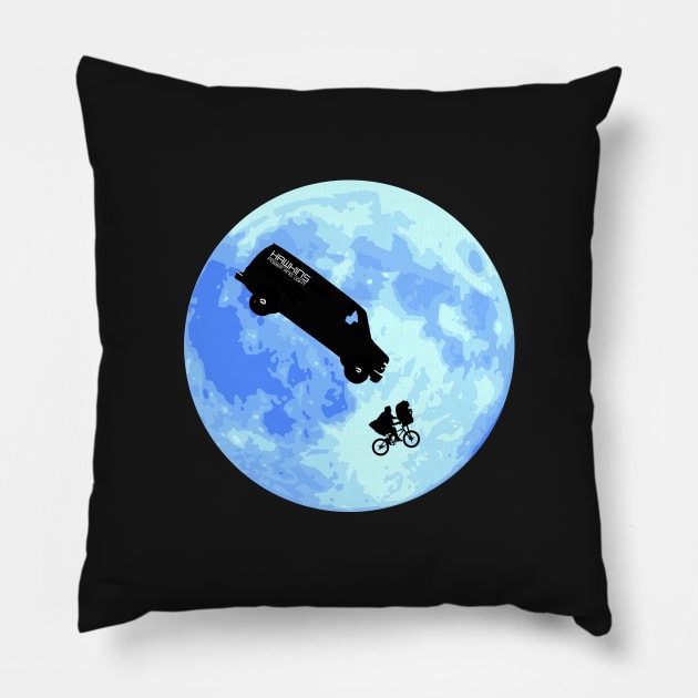 Strange Moon Pillow by michaelhuante