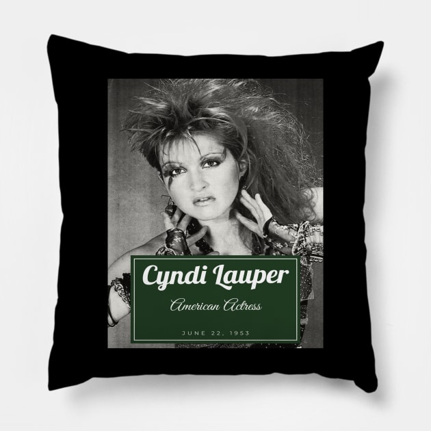 Cyndi Lauper Pillow by chelinbroga